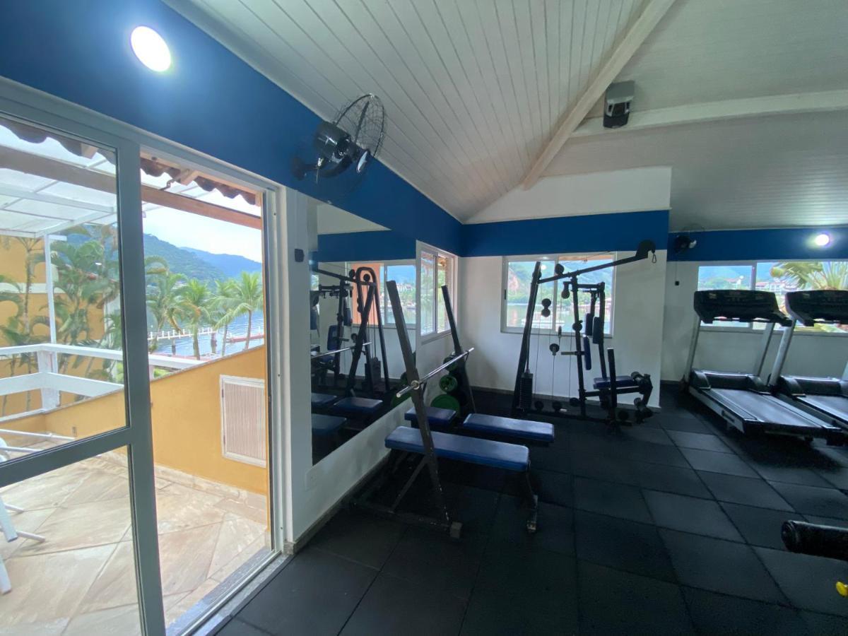Condomínio com piscina, churrasqueira, sauna e MARINA P LANCHA - WiFi 200Mbps - 1qt e sala com 2 ar condicionados Angra dos Reis Exterior foto